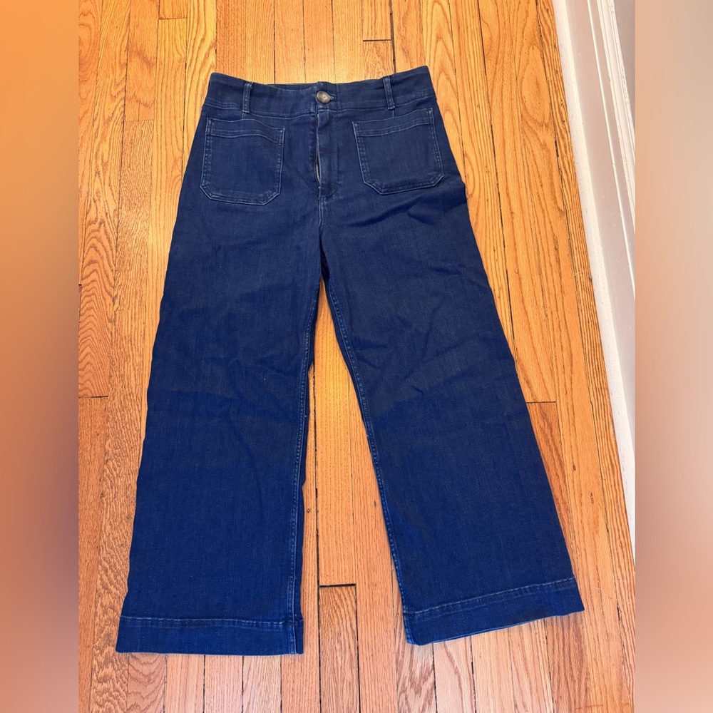 Maeve Anthropologie  Collette dark jeans size 32